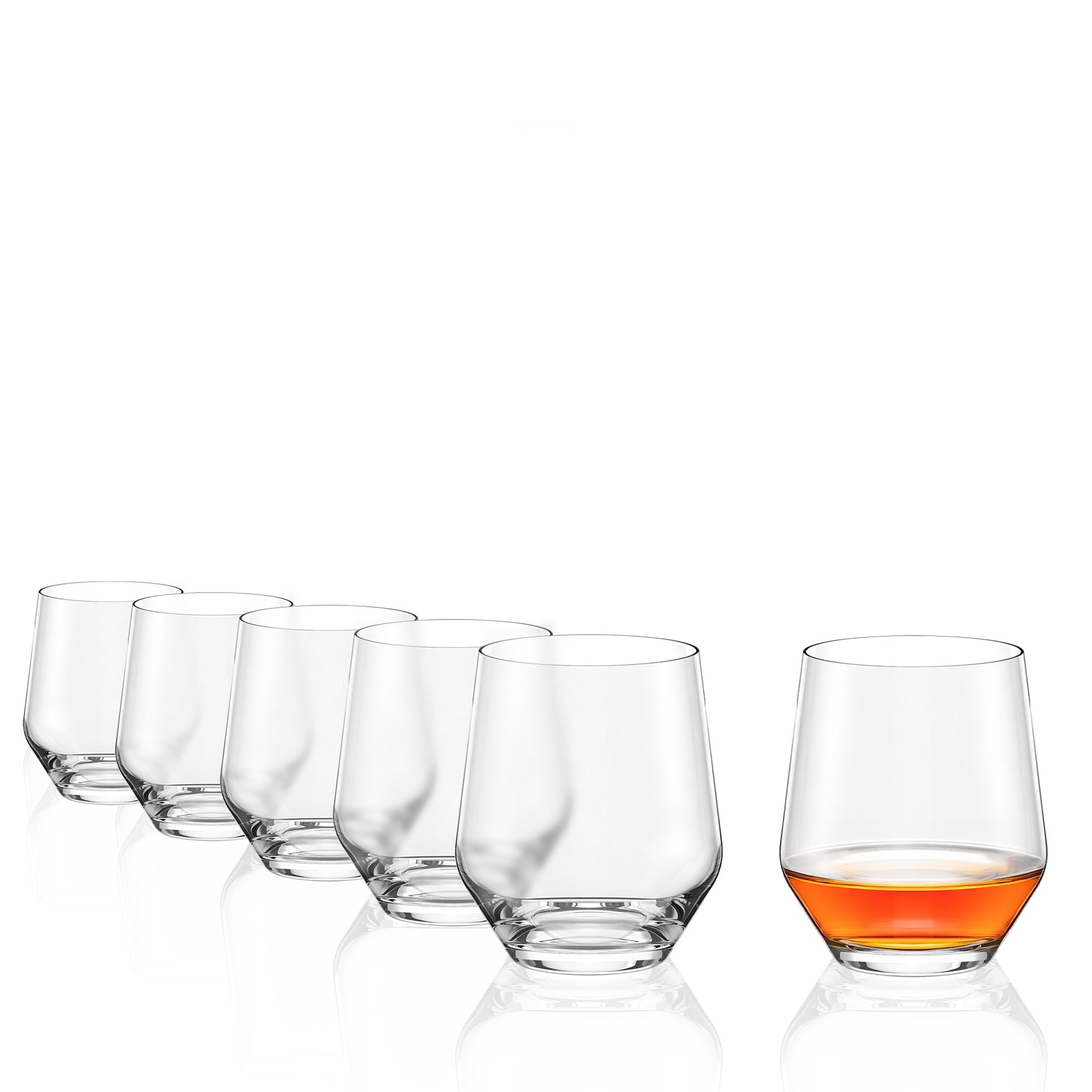 Quatrophil Whisky-/Wassergläser 370 ml – 6er-Set